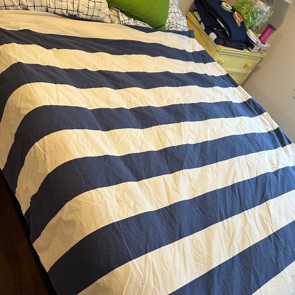 COPY - Company Store duvet cover and down comforter twin